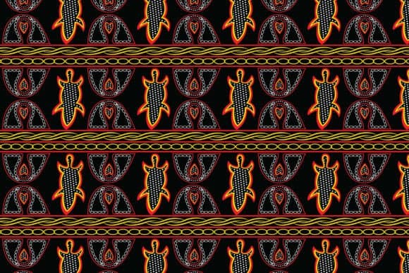 Traditional Toghu pattern artwork